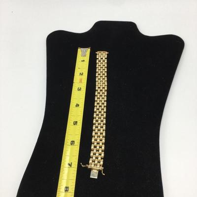 Lot 183 - Pair of 10K Gold Bracelets 