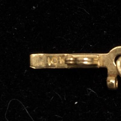 Lot 183 - Pair of 10K Gold Bracelets 