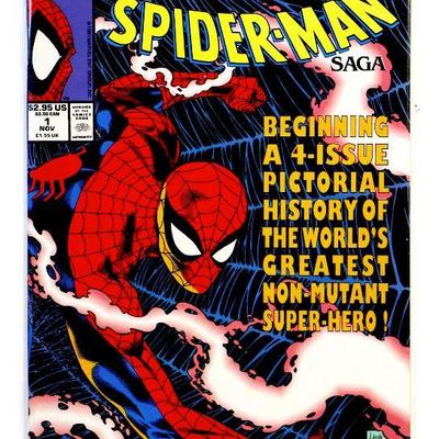 SPIDER-MAN SAGA #1 Steve Lightle Cover Art 1991 Marvel Comics NM+
