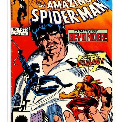 AMAZING SPIDER-MAN #273 Beyonder Puma Secret Wars II - 1986 Marvel Comics