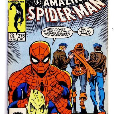 AMAZING SPIDER-MAN #276 Hobgoblin Unmasked Death of Human Fly 1986 Marvel Comics