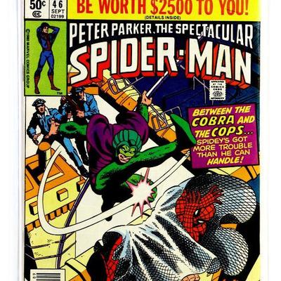 Peter Parker SPECTACULAR SPIDER-MAN #46 Bronze Age 1980 Marvel Comics