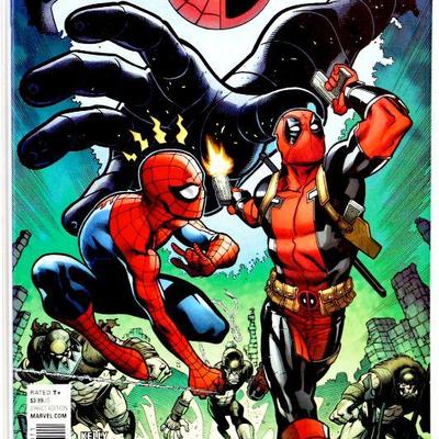 SPIDER-MAN / DEADPOOL #4 #12 #13 Comic Book Set 2016/17 Marvel Comics