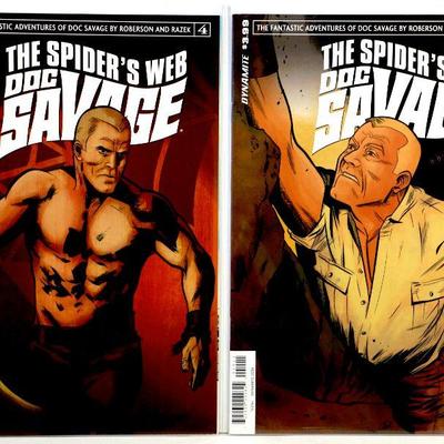 DOC SAVAGE: The SPIDER'S WEB #1 #2 #3 #4 #5 Comic Books Set 2015 Dynamite Comics
