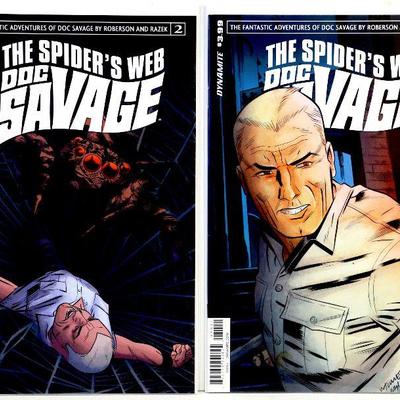 DOC SAVAGE: The SPIDER'S WEB #1 #2 #3 #4 #5 Comic Books Set 2015 Dynamite Comics