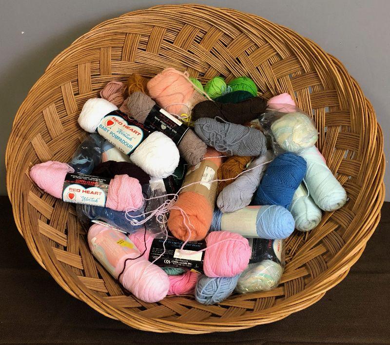 Lot109 Basket full of Yarn