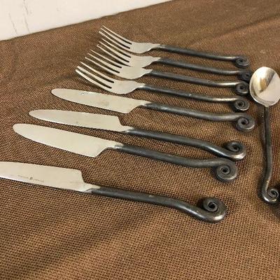 Lot#137 Wrought Iron Utensils 