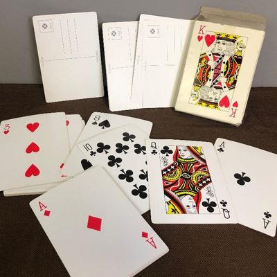 Lot#160 Playing Card Post Cards 
