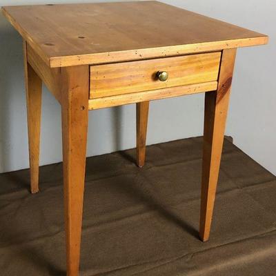 Lot#169 Small Side Table with Drawer 