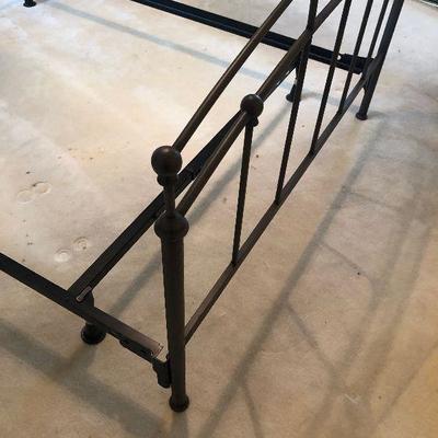 Lot#179 Full size Iron Bed Frame