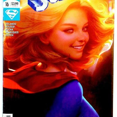 SUPERGIRL #16 Stanley Artgerm Variant 2017 DC Comics NM