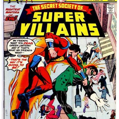 Secret Society Of Super Villains #2 Bronze Age Comic Book 1976 DC Comics