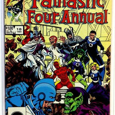 FANTASTIC FOUR #174 #290 Annual #18 Comic Book Set 1976-86 Marvel Comics