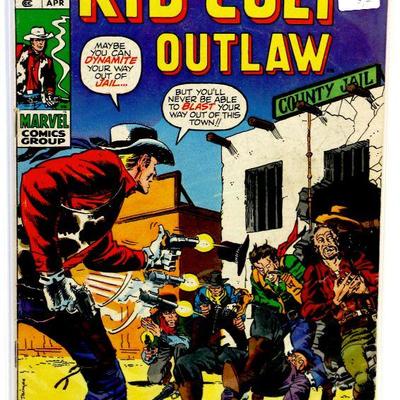 KID COLT OUTLAW #153 Billy The Kid #77 Bronze Age Comic Book Set 1970-71 Marvel/Charlton