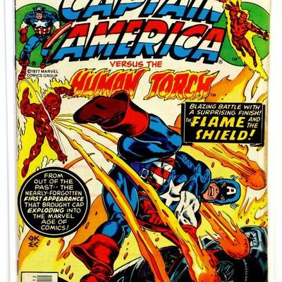 CAPTAIN AMERICA #214 #216 Comic Book Set Jack Kirby Art 1977 Marvel Comics