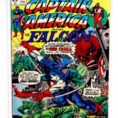 CAPTAIN AMERICA #182 #185 Comic Book Set Falcon Issues 1975 Marvel Comics
