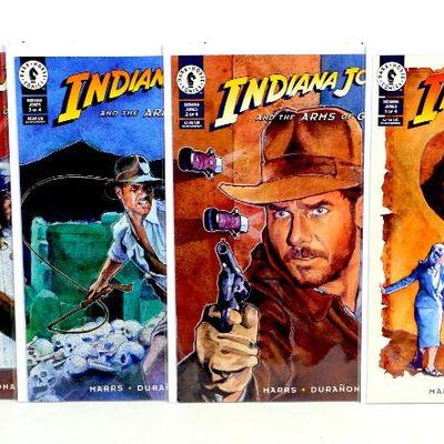 INDIANA JONES AND THE ARMS OF GOLD #1 2 3 4 Complete Mini Series 1994 Dark Horse Comics