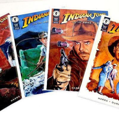INDIANA JONES AND THE ARMS OF GOLD #1 2 3 4 Complete Mini Series 1994 Dark Horse Comics