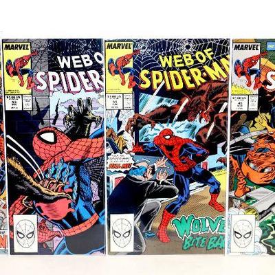 WEB OF SPIDER-MAN #48 #51 #53 #54 - 1st Demogoblin & Inferno 1989 Marvel Comics