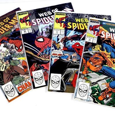 WEB OF SPIDER-MAN #48 #51 #53 #54 - 1st Demogoblin & Inferno 1989 Marvel Comics