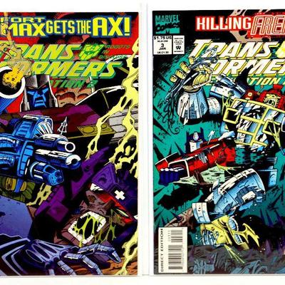 TRANSFORMERS GENERATION 2 #2 #3 #4 #5 #6 #7 Comic Books Set 1993-94 Marvel Comics