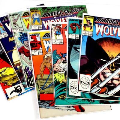 MARVEL COMICS presents WOLVERINE #2 3 4 5 6 7 8 9 - 8 Comic Books Set 1988 Marvel Comics