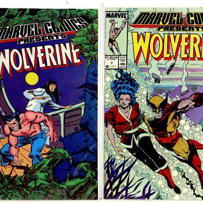 MARVEL COMICS presents WOLVERINE #2 3 4 5 6 7 8 9 - 8 Comic Books Set 1988 Marvel Comics