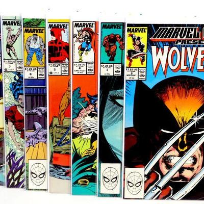 MARVEL COMICS presents WOLVERINE #2 3 4 5 6 7 8 9 - 8 Comic Books Set 1988 Marvel Comics