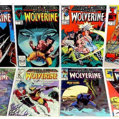 MARVEL COMICS presents WOLVERINE #2 3 4 5 6 7 8 9 - 8 Comic Books Set 1988 Marvel Comics
