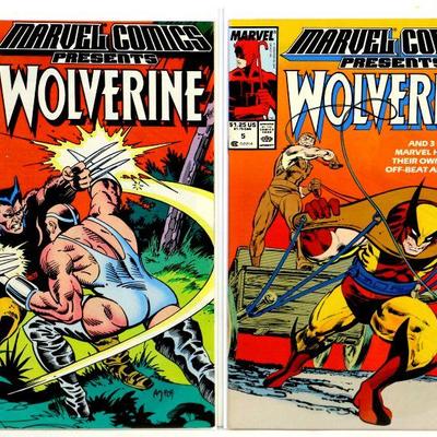 MARVEL COMICS presents WOLVERINE #2 3 4 5 6 7 8 9 - 8 Comic Books Set 1988 Marvel Comics