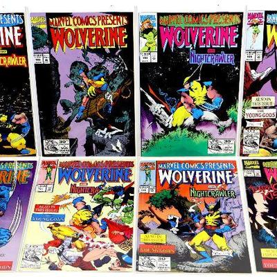 MARVEL COMICS presents WOLVERINE #102-109 - 8 Comic Books Set 1992 Marvel Comics