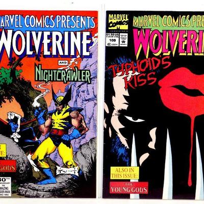 MARVEL COMICS presents WOLVERINE #102-109 - 8 Comic Books Set 1992 Marvel Comics