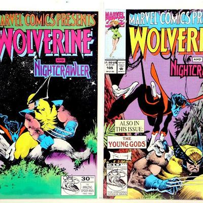 MARVEL COMICS presents WOLVERINE #102-109 - 8 Comic Books Set 1992 Marvel Comics