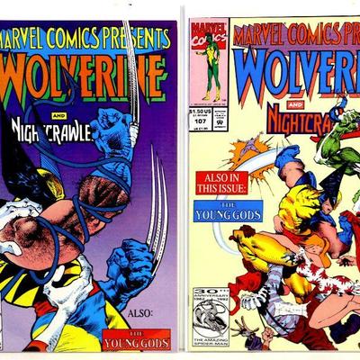 MARVEL COMICS presents WOLVERINE #102-109 - 8 Comic Books Set 1992 Marvel Comics