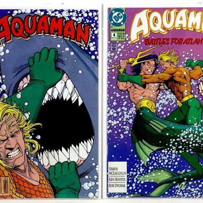 AQUAMAN #2 #3 #4 SPECIAL The Legend Of #1 Comic Books Set 1989-92 DC Comics