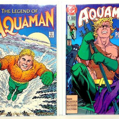AQUAMAN #2 #3 #4 SPECIAL The Legend Of #1 Comic Books Set 1989-92 DC Comics