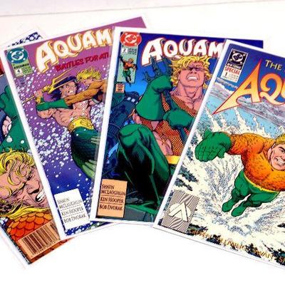 AQUAMAN #2 #3 #4 SPECIAL The Legend Of #1 Comic Books Set 1989-92 DC Comics