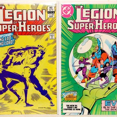 LEGION OF SUPER-HEROES #301 #302 #303 Bronze Age Comic Books Set 1983 DC Comics