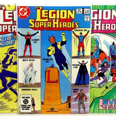 LEGION OF SUPER-HEROES #301 #302 #303 Bronze Age Comic Books Set 1983 DC Comics