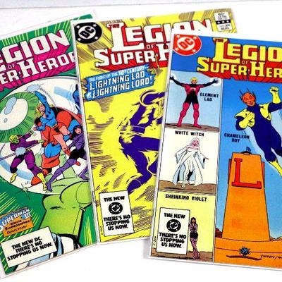 LEGION OF SUPER-HEROES #301 #302 #303 Bronze Age Comic Books Set 1983 DC Comics