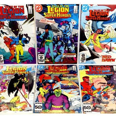 LEGION OF SUPER-HEROES #317 318 321 322 323 325 Comic Books Set 1984 DC Comics