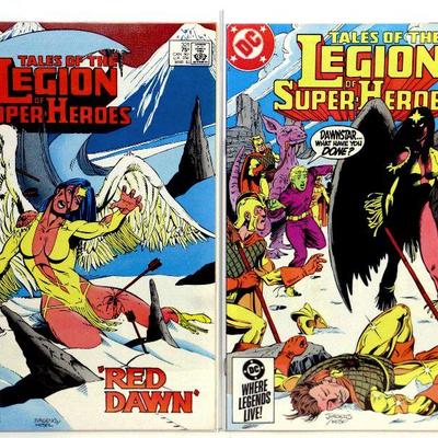 LEGION OF SUPER-HEROES #317 318 321 322 323 325 Comic Books Set 1984 DC Comics