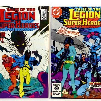 LEGION OF SUPER-HEROES #317 318 321 322 323 325 Comic Books Set 1984 DC Comics