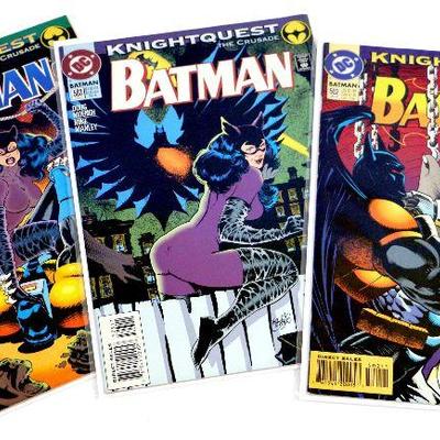 BATMAN #502 #503 #504 Comic Books Set 1993/94 DC Comics