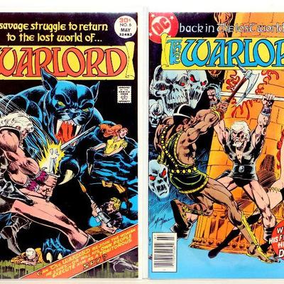 WARLORD #6 #7 #8 #10 Bronze Age Comic Books Set 1977-78 DC Comics