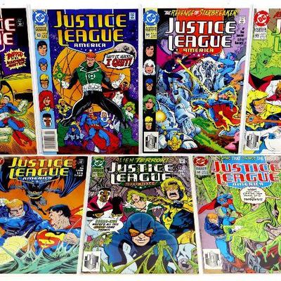JUSTICE LEAGUE OF AMERICA #62 63 64 65 66 67 68 Comic Books Set DC Comics 1992