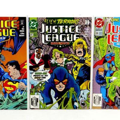 JUSTICE LEAGUE OF AMERICA #62 63 64 65 66 67 68 Comic Books Set DC Comics 1992