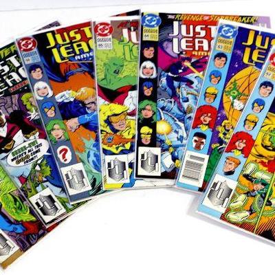 JUSTICE LEAGUE OF AMERICA #62 63 64 65 66 67 68 Comic Books Set DC Comics 1992