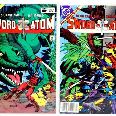 SWORD OF THE ATOM #2 #3 #4 Bronze Age Comic Books Set 193 DC Comics