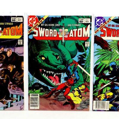 SWORD OF THE ATOM #2 #3 #4 Bronze Age Comic Books Set 193 DC Comics
